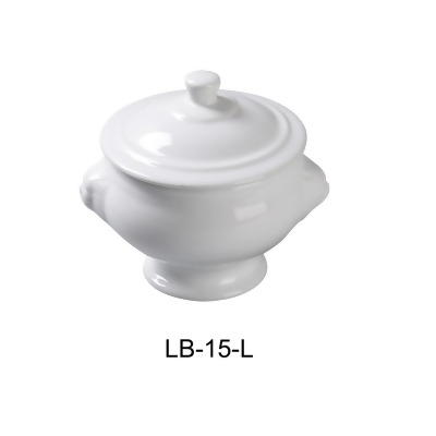 Yanco LB-15-LID Porcelain Accessories Lid for LB-15-L, Super White - Pack of 72 