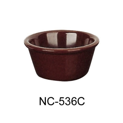 Yanco NC-536C 2 oz Smooth Ramekin, Chocolate - 1.25 x 2.75 in. - Pack of 72 