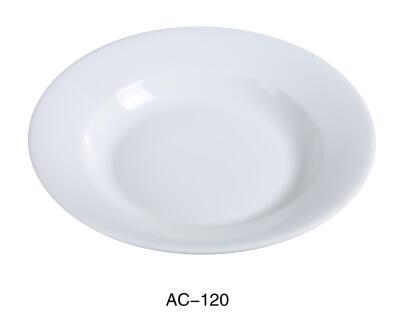 Yanco AC-120 12 in. 30 oz ABCO Pasta Bowl - Porcelain, Super White - Pack of 12