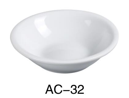 Yanco AC-32 4.25 in. 3.5 oz ABCO Fruit Bowl - Porcelain, Super White - Pack of 36