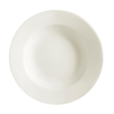 Yanco RE-3 10 oz China Recovery Rim Soup Bowl, American White - 9 in. - Pack of 24 