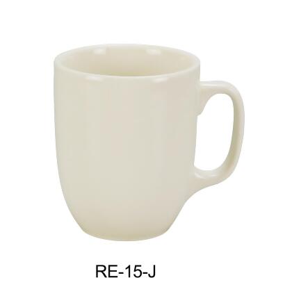 Yanco RE-15-J 15 oz China Recovery Joy Mug, American White - 3.5 x 4.25 in. - Pack of 24 