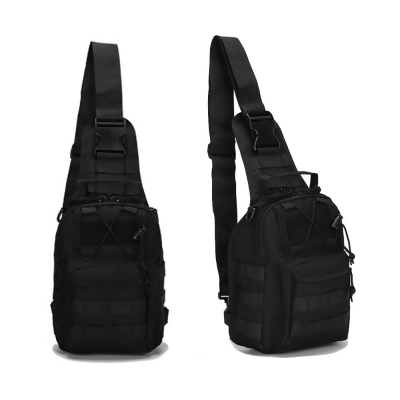Dream Wireless ARU-TAC-BK Univeral Tactical Outdoor Sling Backpack for 11 in. iPad & iPad Mini - Black 