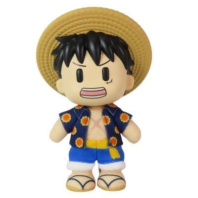 One Piece 871550 Luffy Roza Shirt FigureKey Plush Doll, Multi Color 