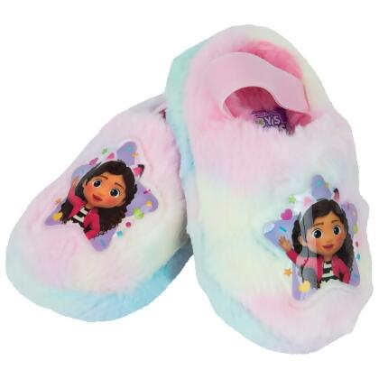 Pop Culture 866631-size5 Gabbys Dollhouse Shooting Star Girls Slippers, Multi Color - Size 5 