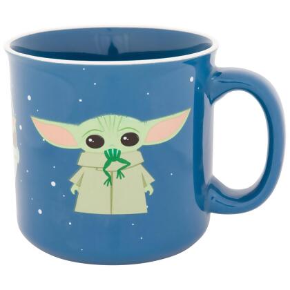 Star Wars Mandalorian Baby Yoda Grogu Ceramic Coffee Mug, 20-Ounces