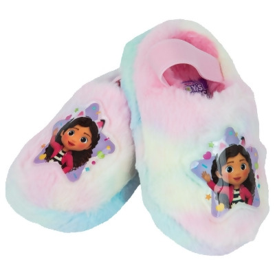Pop Culture 866631-size6 Gabbys Dollhouse Shooting Star Girls Slippers, Multi Color - Size 6 