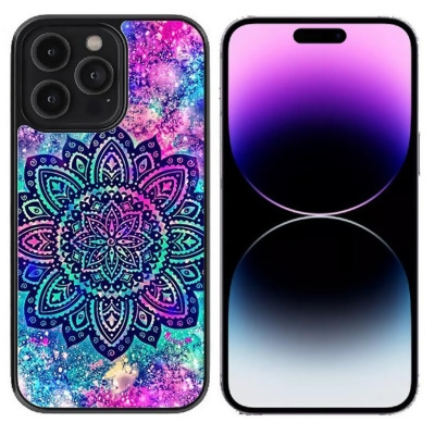Dream Wireless TCAIP14M-CPD-029 6.7 in. Galaxy Mandala High Resolution Design Print Case for iPhone 14 Plus, Pink 