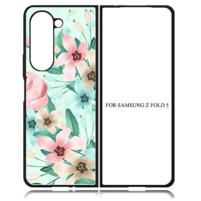 Dream Wireless TCASAMZFD5-CPD-019 Watercolor Floral Samsung Galaxy Z Fold 5 Print Case, White 