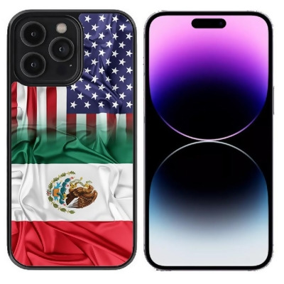 Dream Wireless TCAIP14M-CPD-021 6.7 in. Mexican American Flag High Resolution Design Print Case for iPhone 14 Plus, Red 