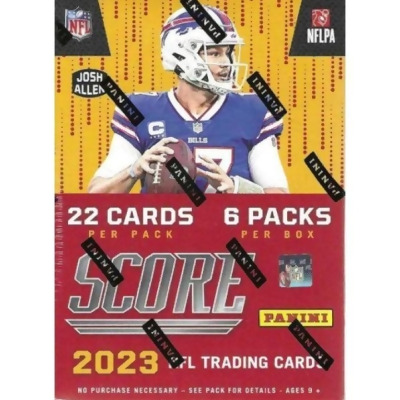 RDB Holdings CTBL-037024 2023 Score NFL Blaster Box - Pack of 6 - 22 Card per Pack 
