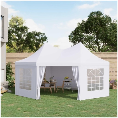 212 Main 01-0005-002 22 x 16 ft. Outsunny Canopy Party Event Tent with 2 Pull-Back Doors 