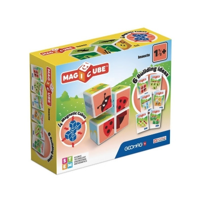 Geomagworld 121 Geomag Magicube Insects Magnetic Blocks Construction 