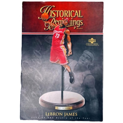 Athlon CTBL-037225 NBA Lebron James 2003-2004 Rookie of the Year Historical Beginnings Upper Deck Basketball Statue Figurine - Mint 