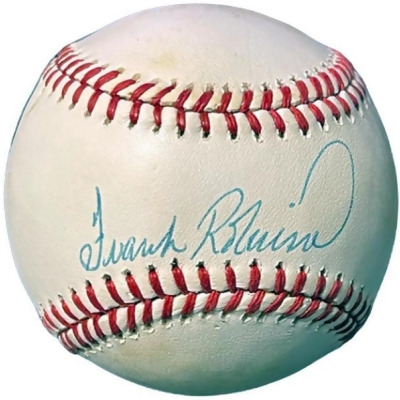 Athlon CTBL-037165 MLB Frank Robinson Signed ROAL Official American League Baseball with Minor Tone Spots - COA Baltimore Orioles 