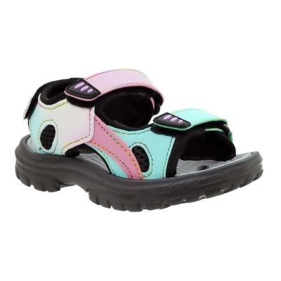 DDI 2371153 Girls Active Rainbow Sandals - Size 7-12 - Pack of 18 