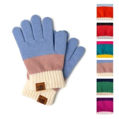 DDI 2366301 Kids Knit Gloves, Assorted Color - One Size - Pack of 24 