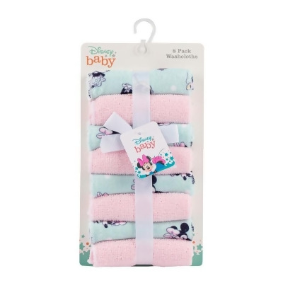 DDI 2367536 Minnie Mouse Baby Washcloths - 8 per Pack - Set of 24 