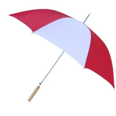 DDI 2365014 48 in. Golf Umbrellas, Red & White - Case of 24 