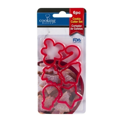 DDI 2367557 Holiday Cookie Mold Sets, 6 Shapes - Case of 48 