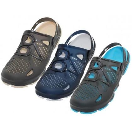 Crocs Sz 10-11 Navy Blue Clog Sandals Shoes