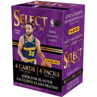 RDB Holdings & Consulting CTBL-037549 2022-2023 Panini Select Basketball NBA Blaster Box - Pack of 6 - 4 Card per Pack 