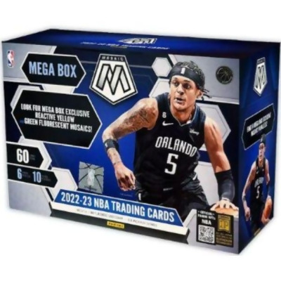 RDB Holdings & Consulting CTBL-037552 2022-2023 Panini Mosaic NBA Basketball Mega Box - Pack of 6 - 10 Card per Pack 