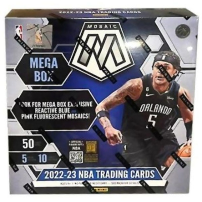 RDB Holdings & Consulting CTBL-037551 2022-2023 Panini Mosaic NBA Basketball Mega Box - Pack of 5 - 10 Card per Pack 
