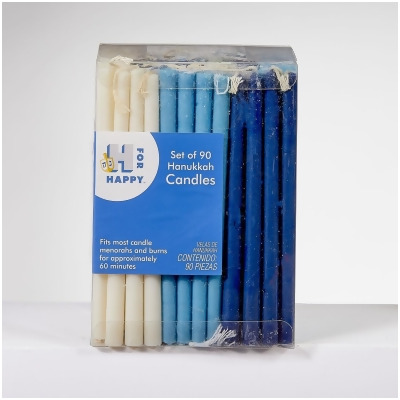 Rite Lite C-10-VALU-BWN2 5 in. Deluxe Chanukah Candles, Blue & White - 90 per Box 