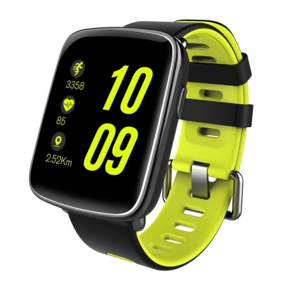 Fresh Fab Finds FFF-Green-GPCT1057 1.54'' Color Screen Smart Watch Fitness Tracker - IP68 Waterproof, Heart Rate Monitor, Pedometer, Sleep Monitor 