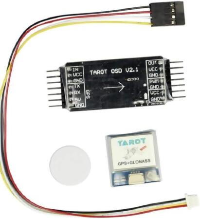 UNO1RC MC33171 Tarot Mini GPS-GLONASS Module & OSD Image Overlay System for  Race Drone Multicopter Aircraft TL300L2