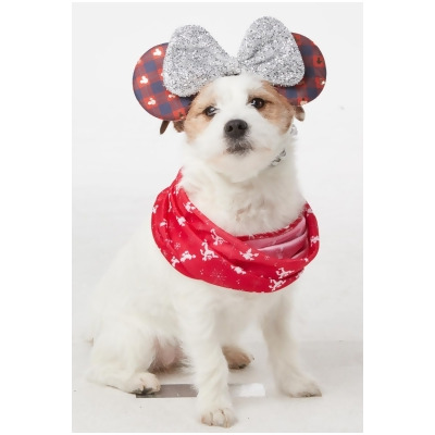 Ruby Slipper Sales 665215 Minnie Mouse Holiday Pet Accessory, Small & Medium 