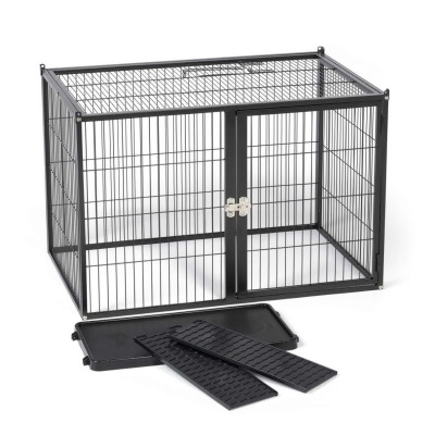 Prevue Pet 58500 Ferret Stack Add-On Cage Set, Black 