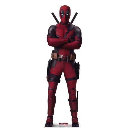 Advanced Graphics 5305 73 x 23 in. Deadpool Life-Size Cardboard Cutout