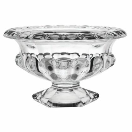 MDR Trading AI-N3478CLR-Q02 5 in. Clear Glass Abelia Compote Bowl - Set of 2 