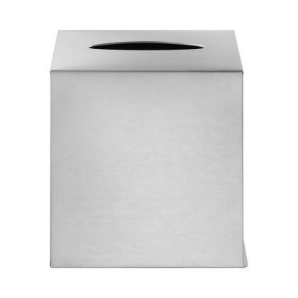 Blomus 66427 Nexio Boutique Tissue Box Cover, Matte Stainless Steel 