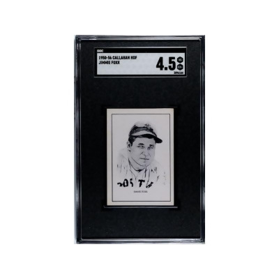 Athlon CTBL-037855 Major League Baseball Boston Red Sox Jimmie Foxx 1950-1956 Callahan HOF Baseball Card - SGC Graded 4.5 VG-EX Plus 