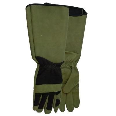 Watson Gloves 7028071 Game of Thorns Spandex Gardening Gloves, Black & Green - One Size 