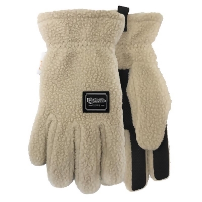 Watson Gloves 7028854 Polyester Lady Baa Baa Cold Weather Gloves, Cream - Small 