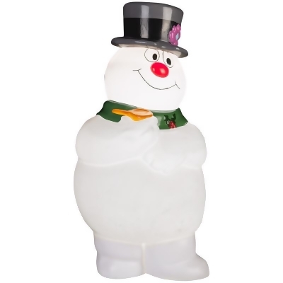 Warner Brothers 9086233 2 ft. Incandescent Frosty with Scarf Blow Mold, White 