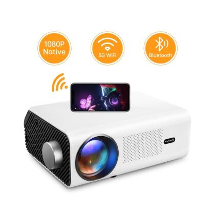 VANKYO Leisure 495W Native 1080P Mini Projector, Full HD 5G WiFi Video  Projector with Bluetooth 