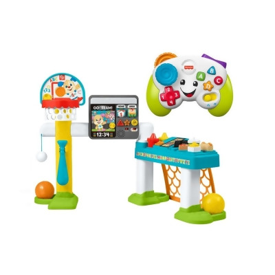 FISHER-PRICE FNT06-HFT70-KIT Fisher-Price Laugh & Learn Game & Learn Controller with 4-in-1 Game Experience Activity Center 