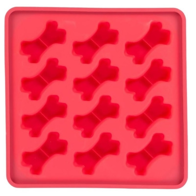 Messy Mutts 628043607897 10 x 10 in. Framed Silicone Treat Making Mold for Dog, Watermelon 