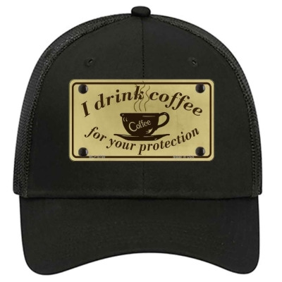 Smart Blonde HAT-MLP-8750 4 x 2.2 in. I Drink Coffee Novelty License Plate Hat 