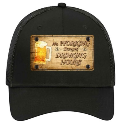 Smart Blonde HAT-MLP-11233 4 x 2.2 in. No Working During Drinking Hours Novelty License Plate Hat 