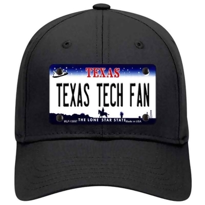 Smart Blonde HAT-MLP-13057 4 x 2.2 in. Texas Tech Fan Novelty License Plate Hat 