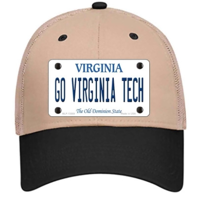Smart Blonde HAT-MLP-13085 4 x 2.2 in. Go Virginia Tech Novelty License Plate Hat 