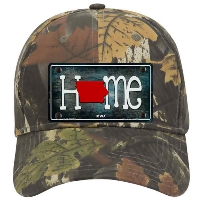 Smart Blonde HAT-MLP-12006 4 x 2.2 in. Iowa Home State Outline Novelty License Plate Hat 