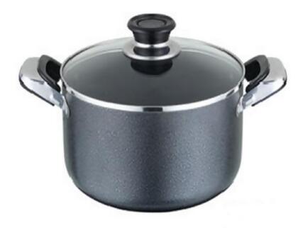 Starcraft 92380 4.12 qt. 22 x 11 cm Non-stick Dutch Oven with Glass Lid, Marble Design