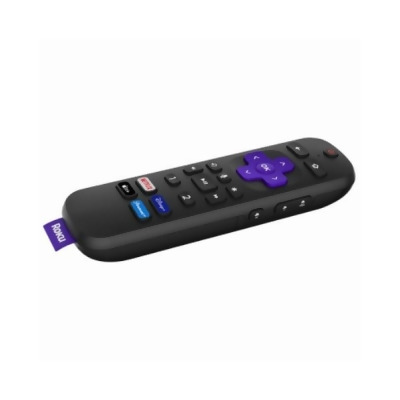 D&H Distributing 129886 Roku Voice Remote Pro with TV Controls, Black 